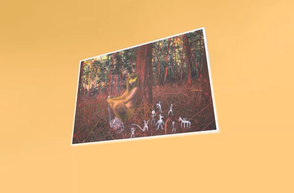 Aus der Serie: "La Mujer des Bosque". Wandbild.