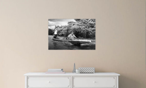 Aus der Serie: "Rio Arauca". Wandbild.